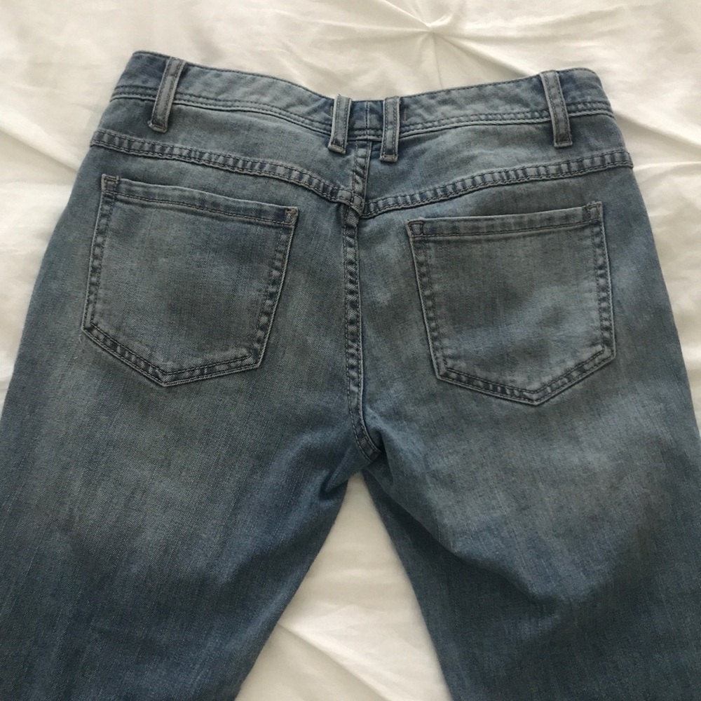 Free people cropped jeans size 28